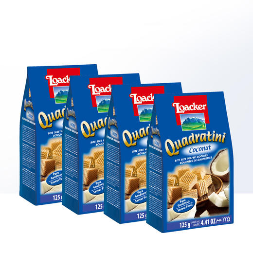 莱家椰子味威化饼干125g 商品图0