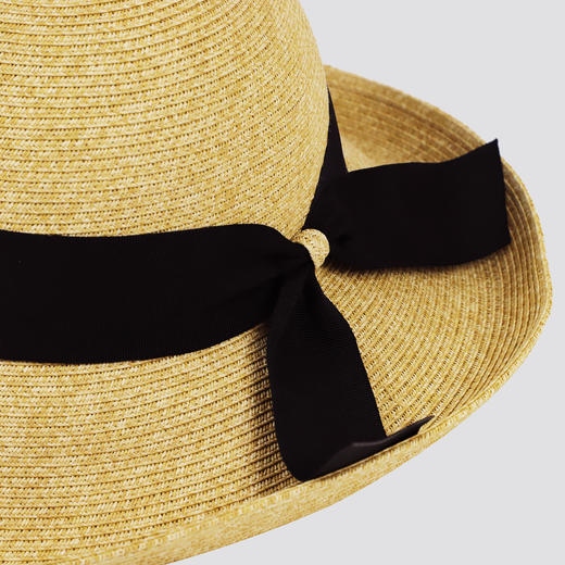 春夏 遮阳优雅蝴蝶结装饰 草帽 可调节尺寸DS20SSMC-01 商品图7