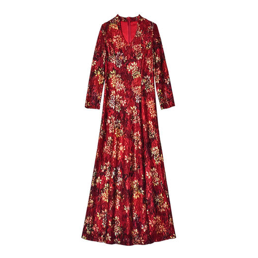 MY-69181春季新款中长款蕾丝连衣裙 商品图2