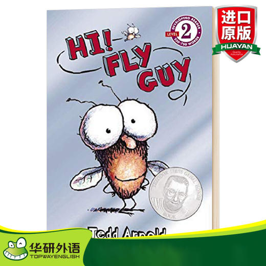 苍蝇小子 英文原版 Hi Fly Guy 儿童英语启蒙绘本 英文版进口原版英语图画书 Tedd Arnold 商品图0
