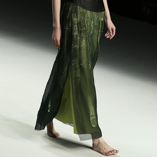 TANGY Collection 天意 禾雀花系列 桑蚕丝半身裙 商品图3