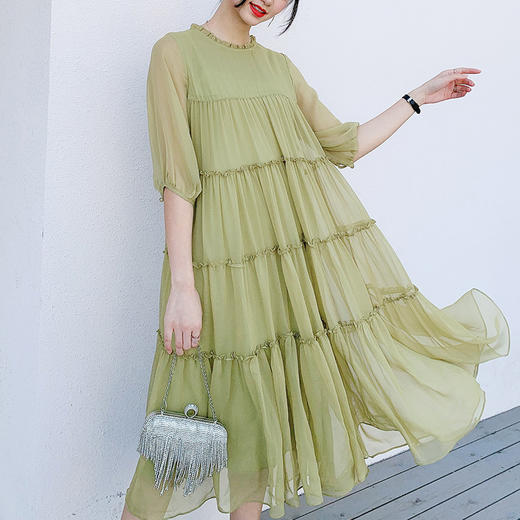 SMHC-SM20118-2早春新款真丝连衣裙 商品图1