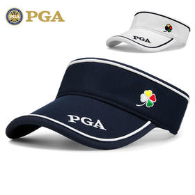 美国PGA 高尔夫女士球帽 无顶透气帽 防晒帽檐 吸汗内里 可调节