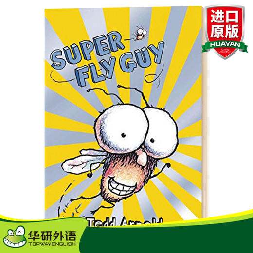 学乐苍蝇2级读物 英文原版 Super Fly Guy 英文版儿童英语启蒙绘本 小学生课外阅读故事书 进口原版书籍 商品图0