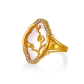 【熙】画堂春·桃枝点晴戒指 梅花