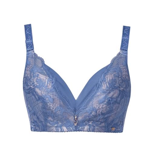 【秒杀品不退不换】皇家丽美WW1818-1薄款无钢圈托胸款文胸大胸显小内衣 商品图5