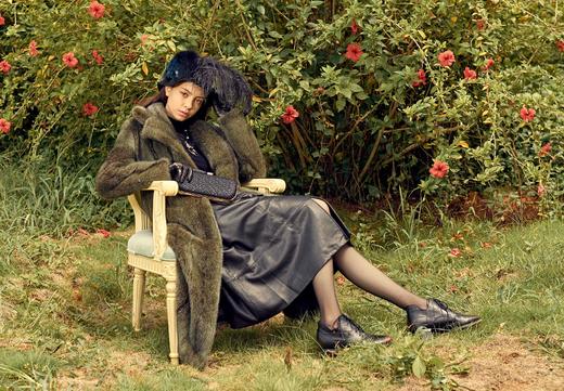 【伯妮斯茵】6P6631黑色皮半裙 商品图3