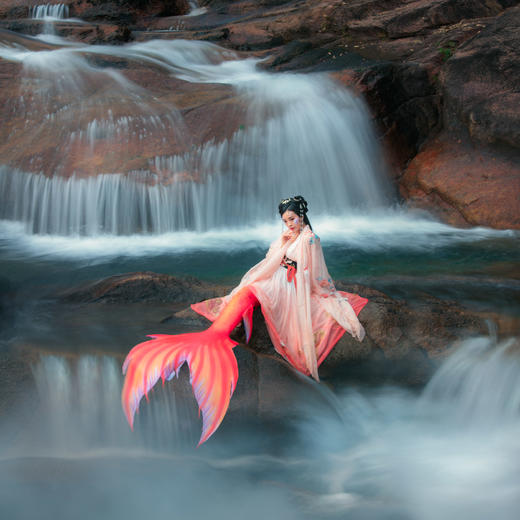 崇尚@9月10/28日鲛人传说 唯美古装慢门人像,再现经典传说