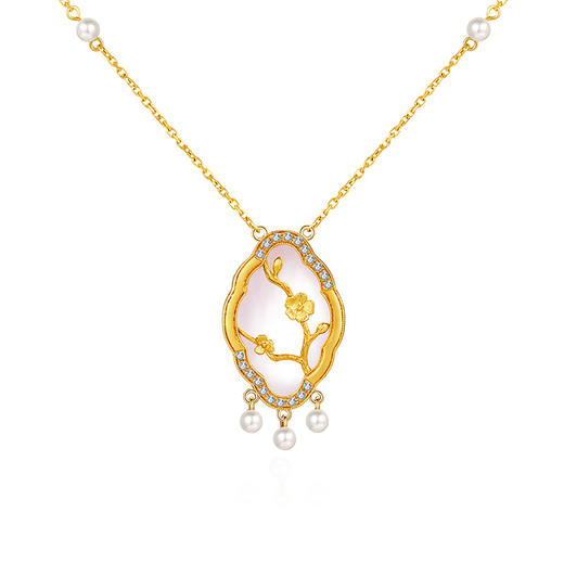 【熙】画堂春·桃枝点晴吊坠 梅花 商品图0