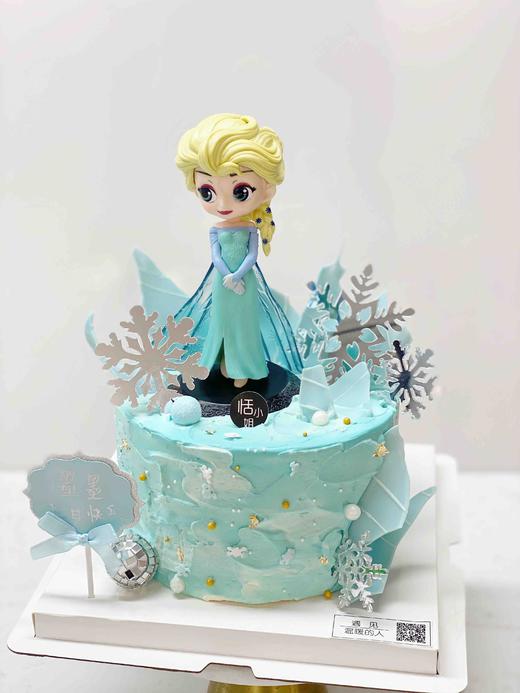 冰雪奇缘主题生日蛋糕 商品图6