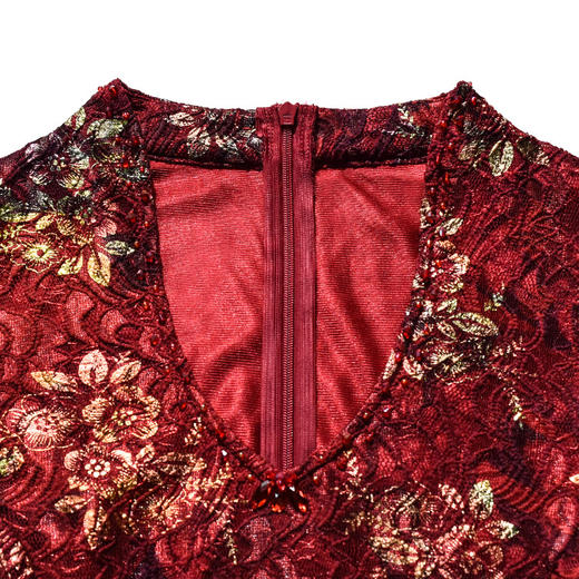 MY-69181春季新款中长款蕾丝连衣裙 商品图3