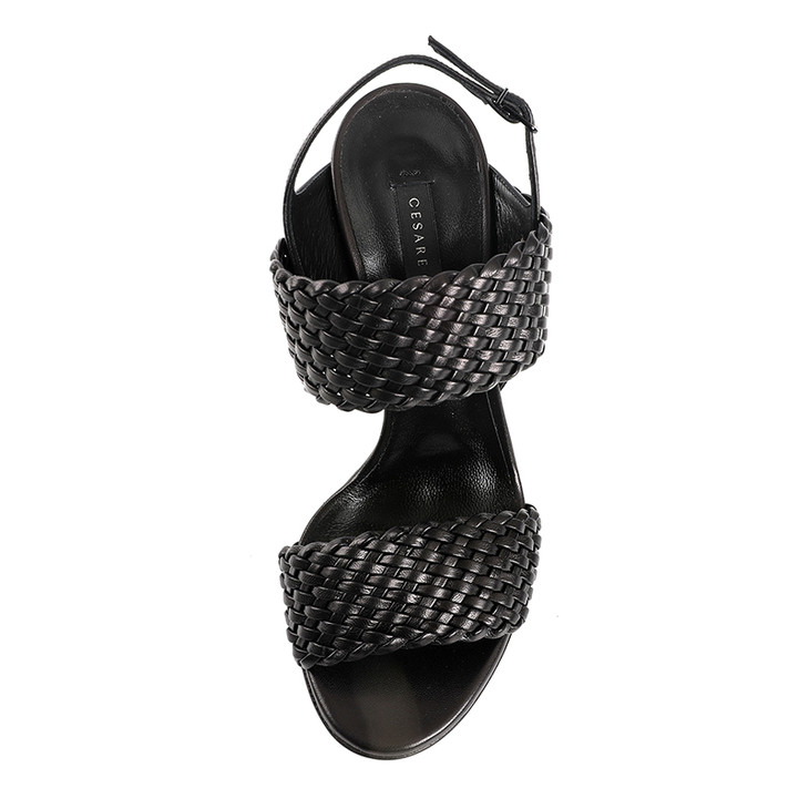 cesarecasadei羊皮革女士粗跟超高跟凉鞋i1acs003