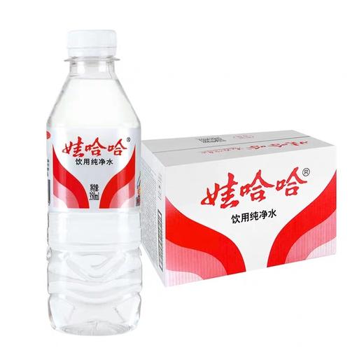 娃哈哈纯净水  350ml*24瓶/件【下单3件送1L娃哈哈冰红茶1件，红茶保质期到9月23日】 商品图0