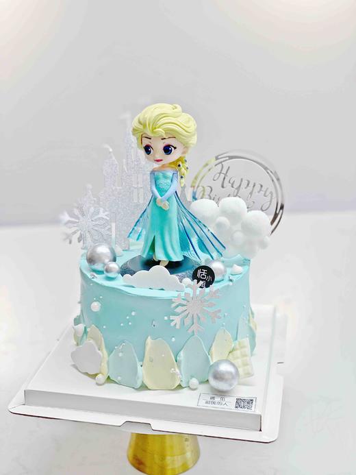 冰雪奇缘主题生日蛋糕 商品图3