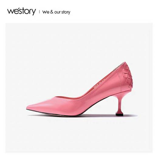 westory2020春季新品时髦女王尖头高跟鞋女W20AE51851 商品图2
