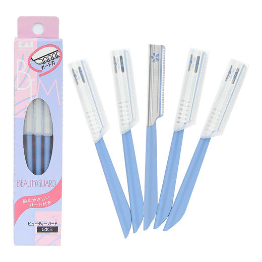 日本贝印修眉刀（五把）【30157170】 商品图0