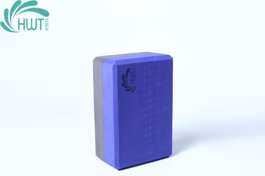 HWT华威特加厚高密度直边eva艾杨格三瑜伽专用瑜伽砖850G 双色 商品图4