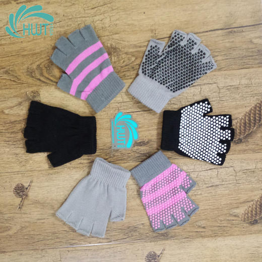 HWT华威特瑜伽手套防滑女士健身专用半指（十双包邮） 商品图4