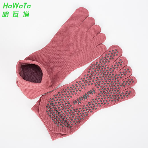《15送1》HaWaTa华威特五指瑜伽袜硅胶防滑瑜伽袜普拉提瑜伽袜 商品图5