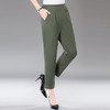 MQ-3500H夏季薄款中老年弹力棉九分宽松直筒裤YY 商品缩略图3