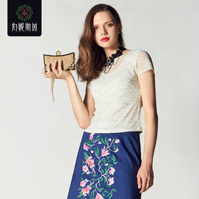 2T6941--米色T恤--国王的虔诚--《智慧之光--波斯艺术》