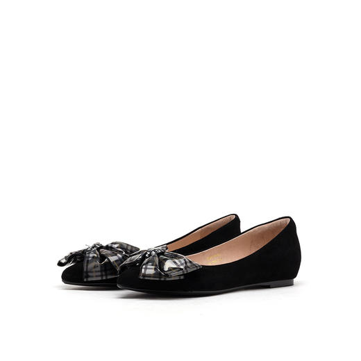 商场同款 | Safiya/索菲娅单鞋新品秋季浅口格纹甜美低跟女鞋SF93111023 商品图2