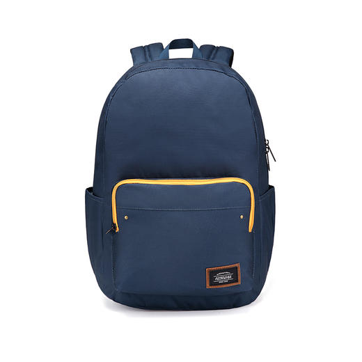 【美旅】轻便耐磨 大容量 水杯雨伞 时尚印花 纯色 胸扣 舒适背负 多隔层口袋 背包 书包 双肩包 BJ6 商品图2