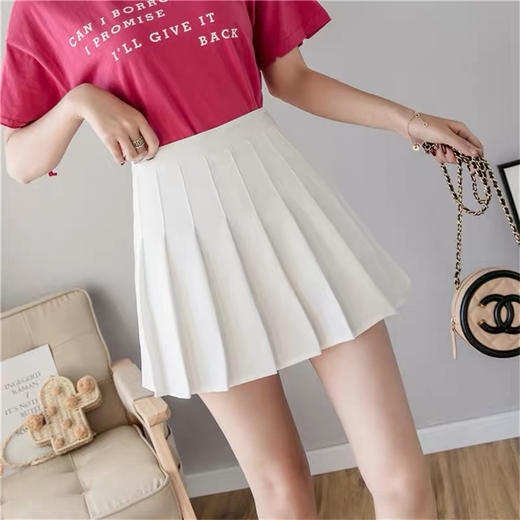 夏季高腰百褶裙 商品图1