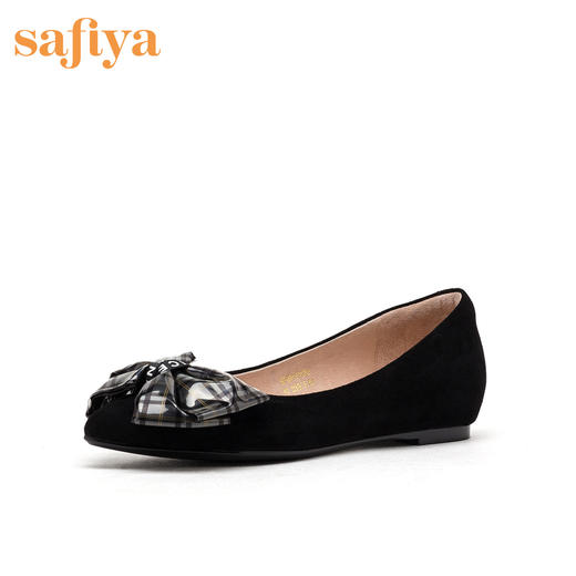 商场同款 | Safiya/索菲娅单鞋新品秋季浅口格纹甜美低跟女鞋SF93111023 商品图0
