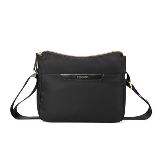 【美旅】便携 轻便 时尚设计 多口袋 易收纳 斜挎包 单肩包 雾霾灰 粉 黑  通勤 TY5 商品图1