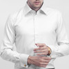 高唯男士正装法式 英式衬衫 纯色/条纹 多款可选 商品缩略图0
