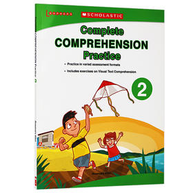 学乐美国小学英语阅读理解练习册2 英文原版 Scholastic Complete Comprehension Practice 小学生2年级 课外作业 英文版书籍