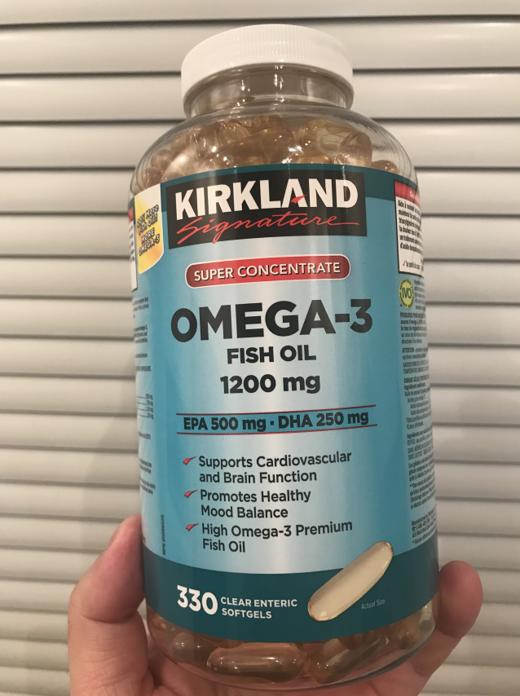 特价！Kirkland浓缩深海鱼油 Omega-3 （1200mg*330粒）温哥华直邮 商品图1