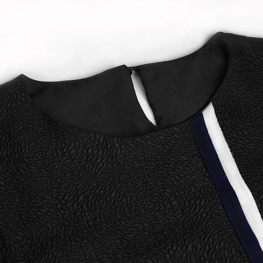 YMN-L6HT698新款时尚大码纯色中长款长袖真丝连衣裙 商品图4