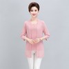 MQ-YJR01夏装新款大码通勤中年女装蕾丝两件套XCX 商品缩略图3