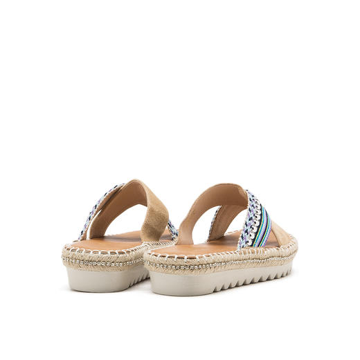 商场同款 | Safiya/索菲娅夏季新款优雅低跟一字型凉拖鞋女鞋SF92110088 商品图2