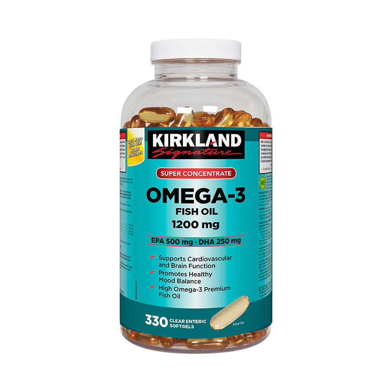 特价！Kirkland浓缩深海鱼油 Omega-3 （1200mg*330粒）温哥华直邮