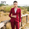 IWY/红色西装长裤套装CP8310 商品缩略图4