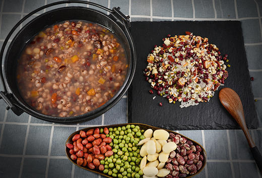 素食猫红豆薏米复合杂粮粥米400克*3 商品图2