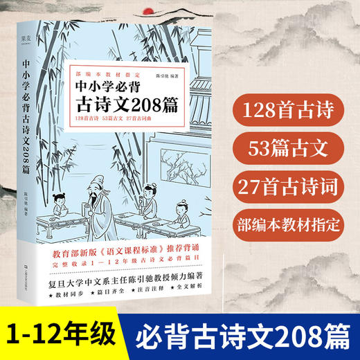 中小学必背古诗文208篇 商品图0