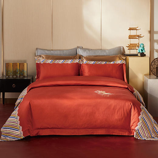暖阳春信系列床品│来自紫禁城的床上三件套，头枕幸福、身盖和美 商品图0