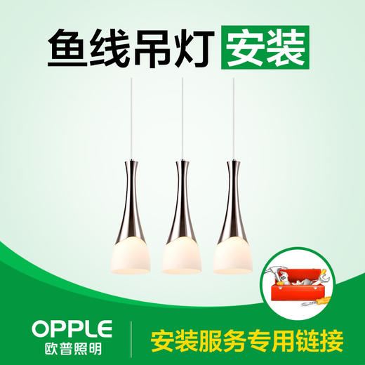 【安装服务】鱼线吊灯（头）——多尺寸选择 商品图0