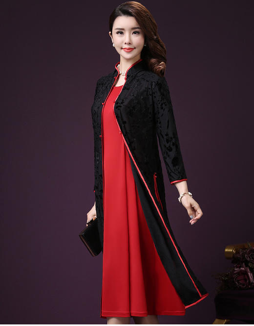 TTQ-X103新品宽松显瘦外搭时尚女士套装裙 商品图2