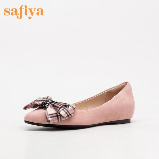 商场同款 | Safiya/索菲娅单鞋新品秋季浅口格纹甜美低跟女鞋SF93111023 商品图1