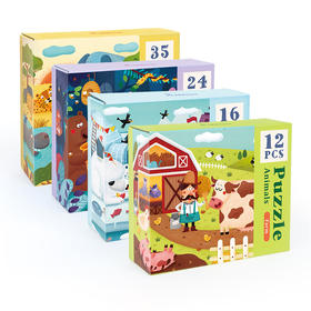 mideer四合一礼盒拼图