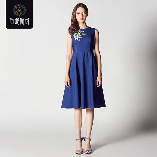 2S69211--蓝色连衣裙--国王的虔诚--《智慧之光--波斯艺术》 商品图3