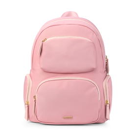 【美旅】便携 轻便 时尚设计 多口袋 易收纳 双肩 背包 雾霾灰 黑 粉 电脑包 通勤包 TY5