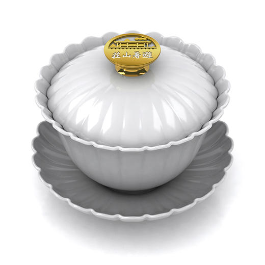 承德避暑山庄珍藏版-宫窗御景-马克盖碗 商品图6