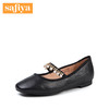 商场同款 | Safiya/索菲娅春季款羊皮方头低跟单鞋女鞋SF81111104 商品缩略图0