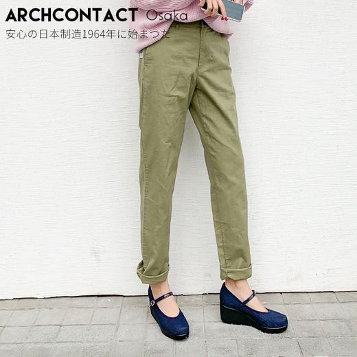 安启美奈女鞋春季新款单鞋时尚百搭厚底复古一字扣玛丽珍鞋女 商品图3